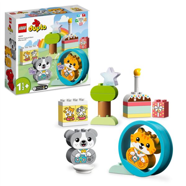 LEGO 10977 lego duplo my first mio primo cane/gatto c/suoni